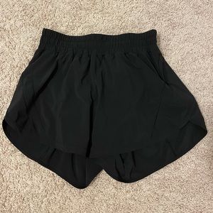 Black Lululemon shorts size 10, 5 inch inseam